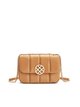 Square Stitch Flap Bag - Caramel