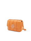 Square Stitch Flap Bag - Orange - Bag | Orange Cube