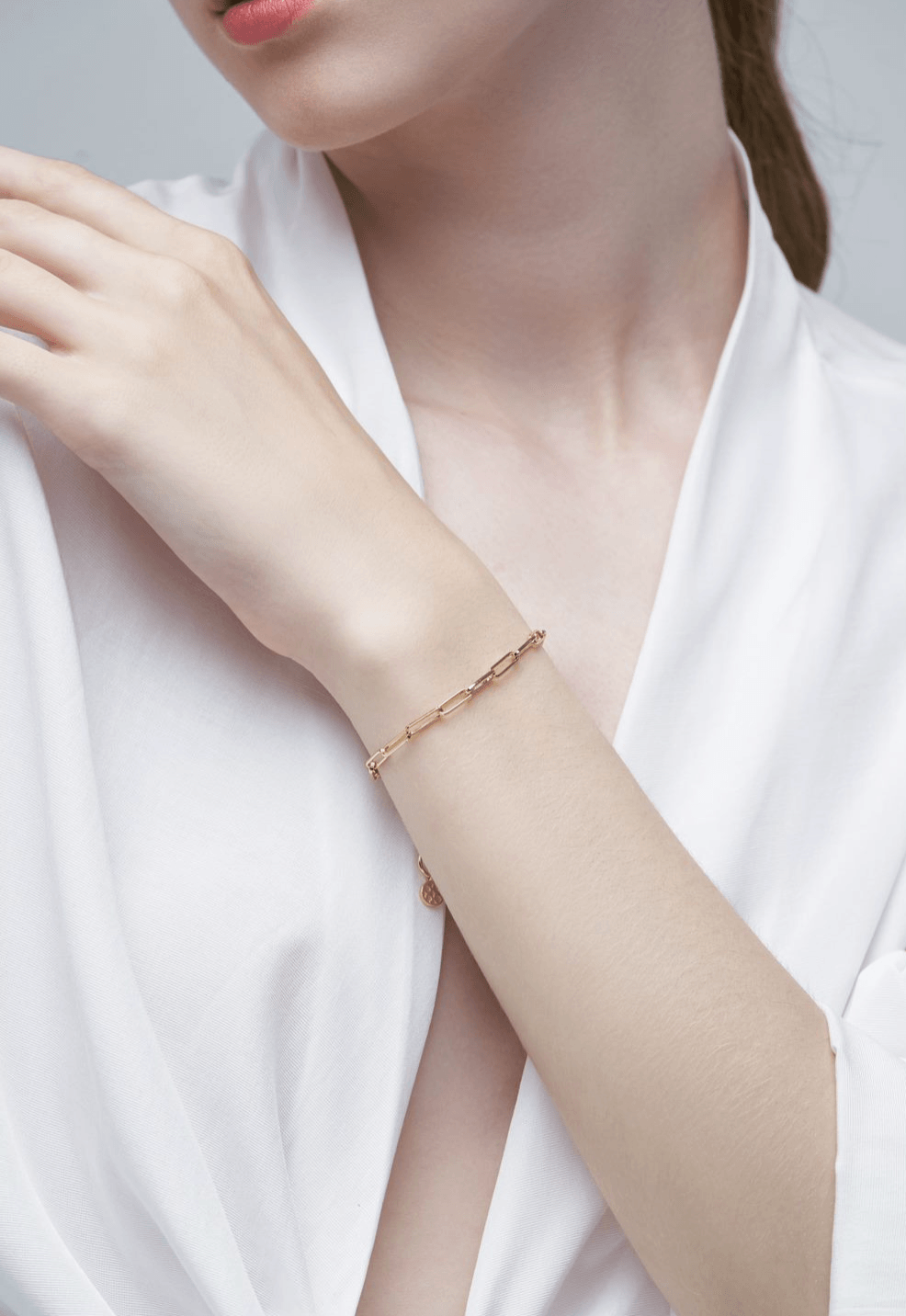 Stellar Bracelet - Thin Chain - Bracelet | Orange Cube