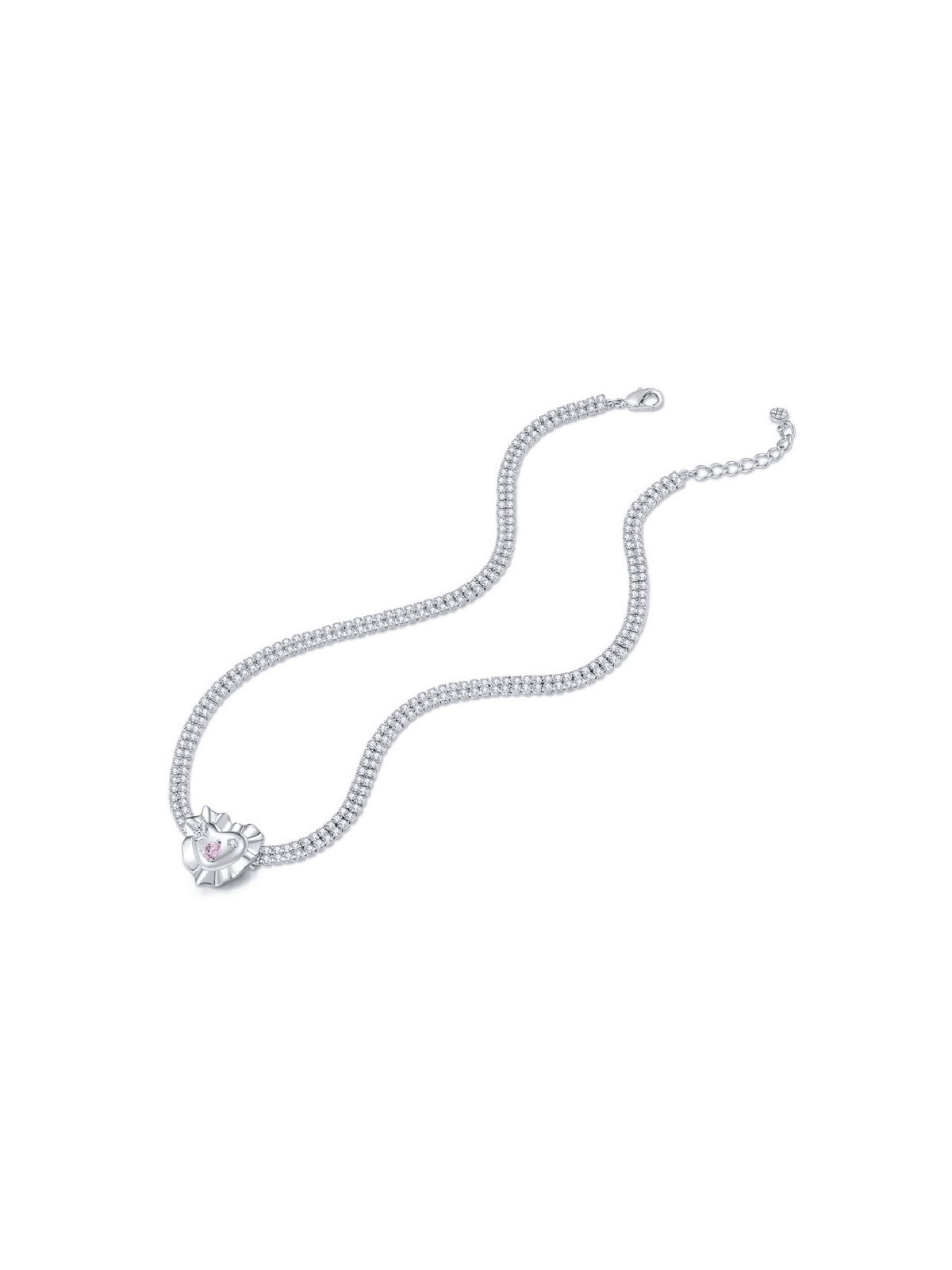 Sweetheart Necklace (White) - Necklace | Orange Cube