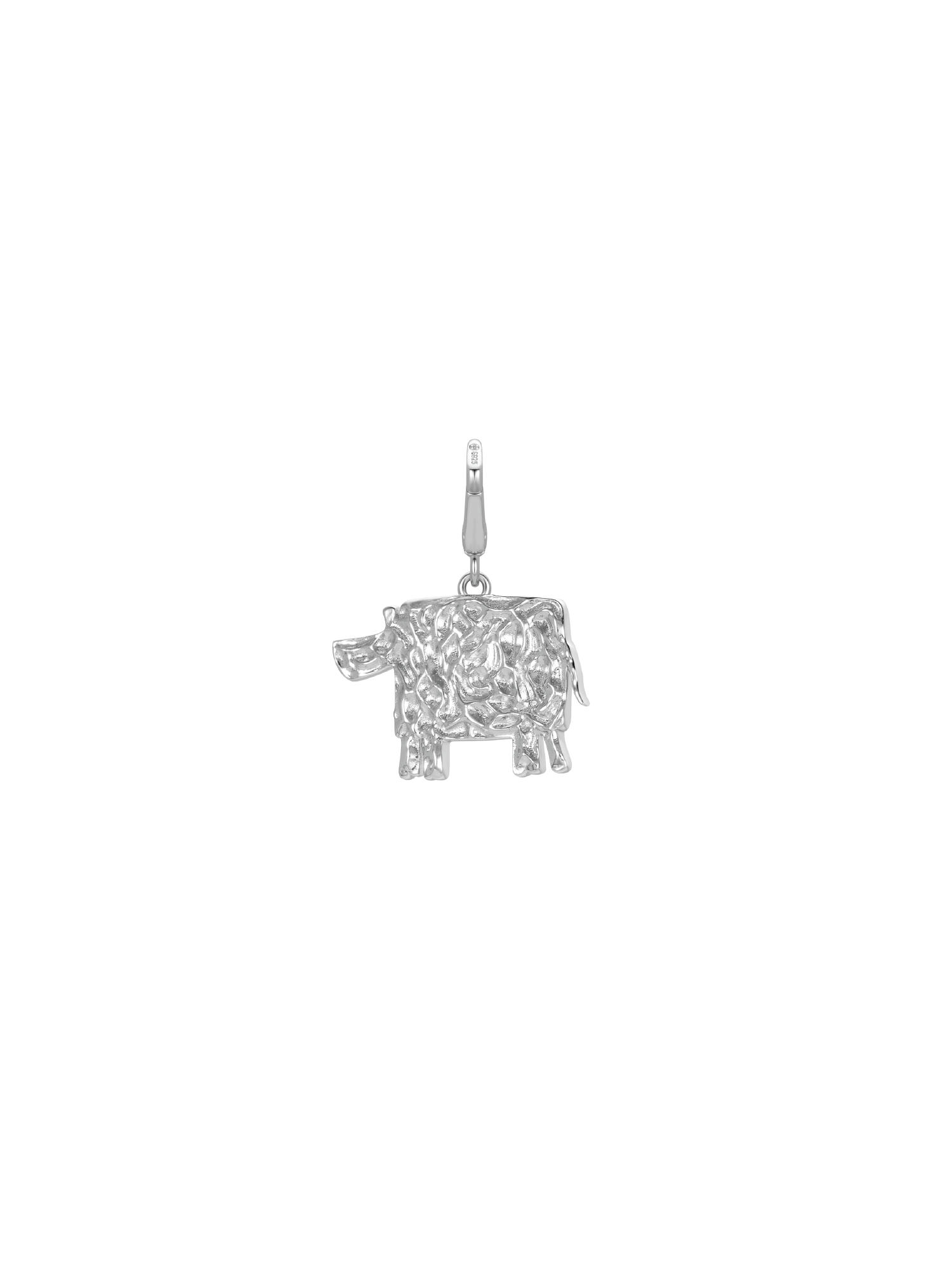 Taurean Charm (White) - Charm | Orange Cube