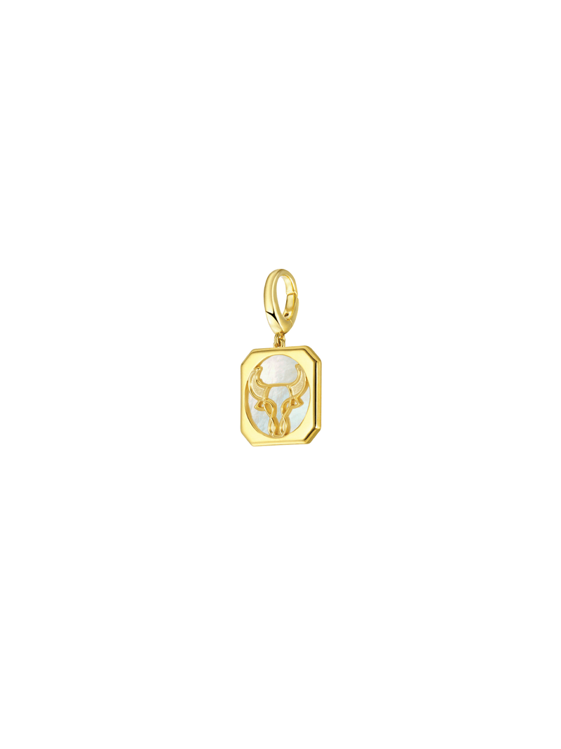 Taurus Charm - Medium - Charm | Orange Cube