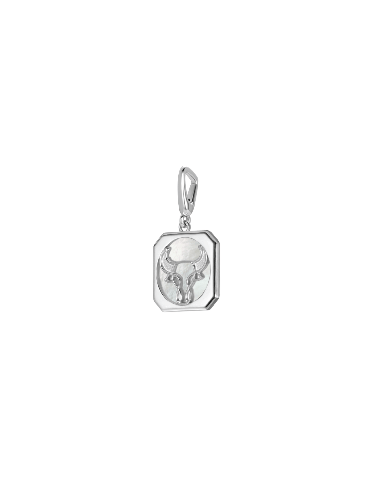 Taurus Charm - Medium (White) - Charm | Orange Cube