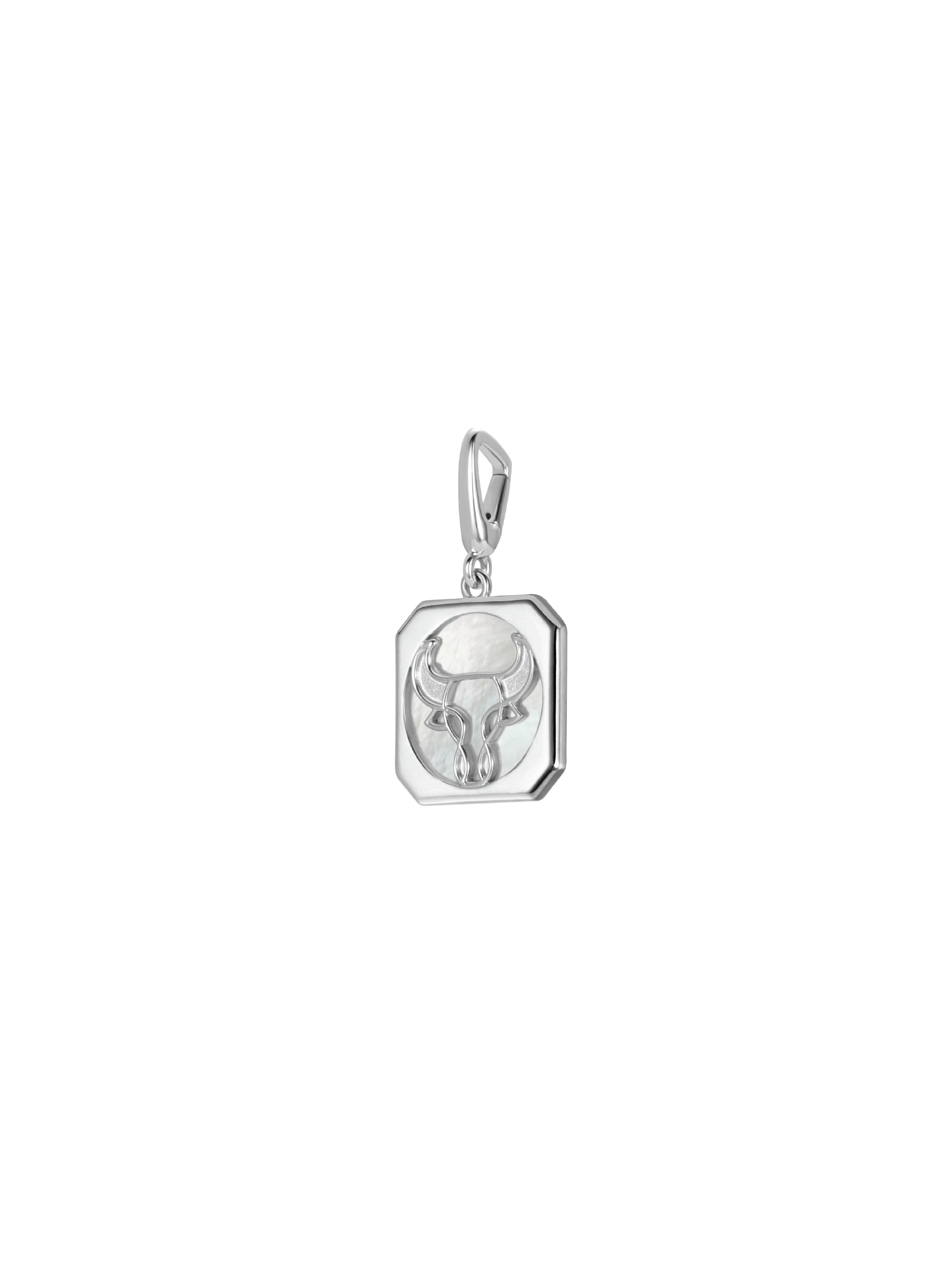 Taurus Charm - Medium (White) - Charm | Orange Cube