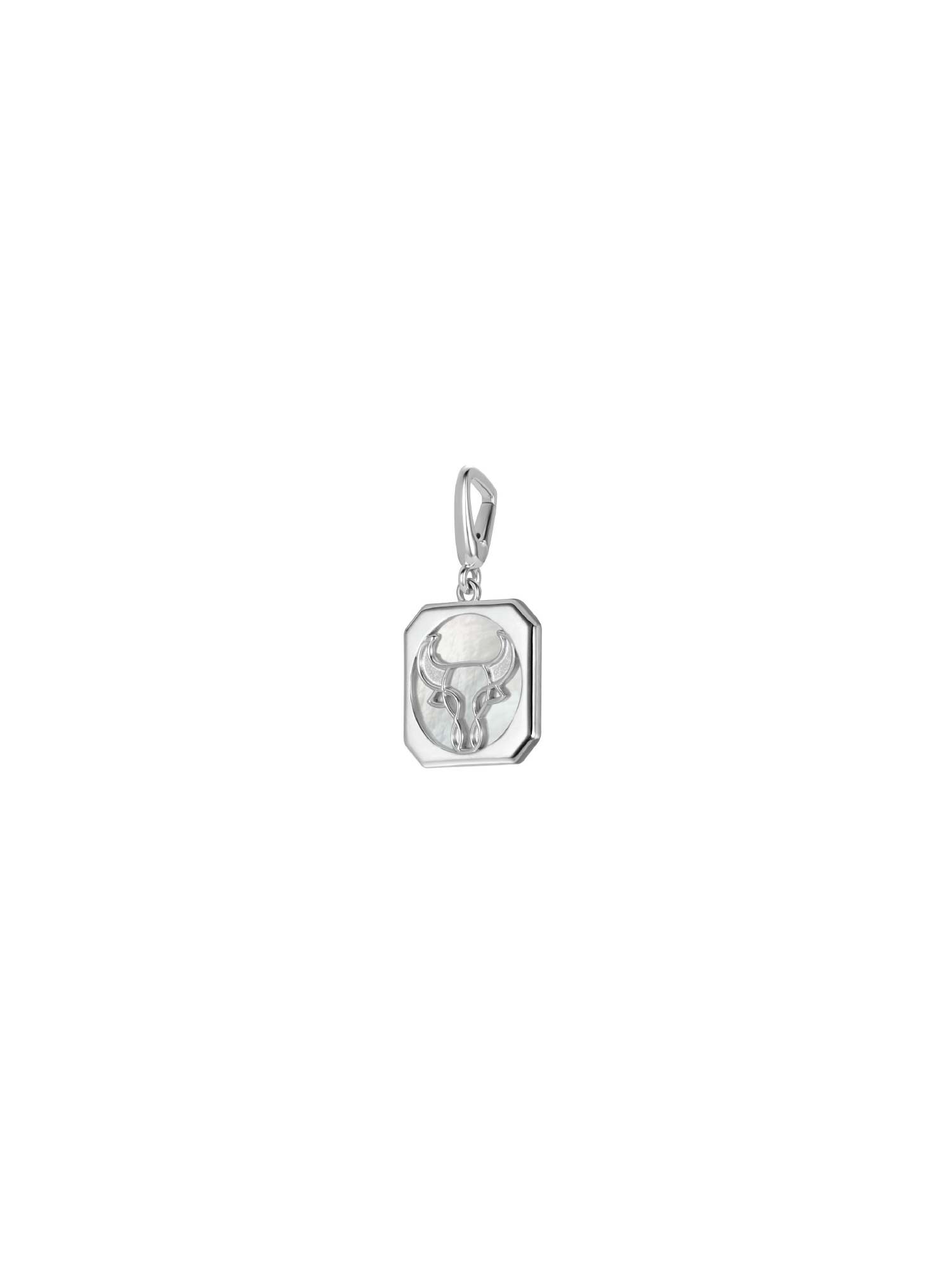 Taurus Charm - Small (White) - Charm | Orange Cube