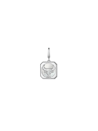 Taurus Charm - Small (White) - Charm | Orange Cube