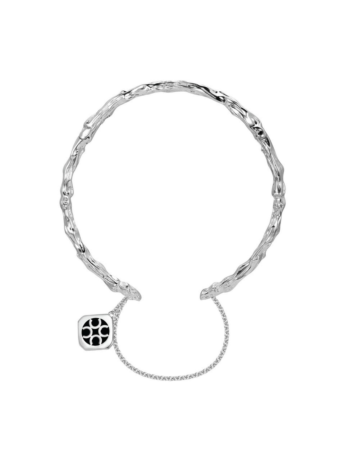 Theia Bangle (White) - Bracelet | Orange Cube