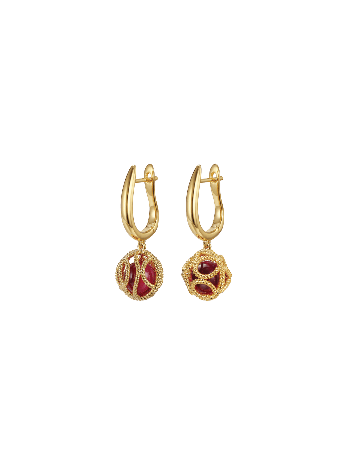 Venus Earrings (Pair) - Set | Orange Cube