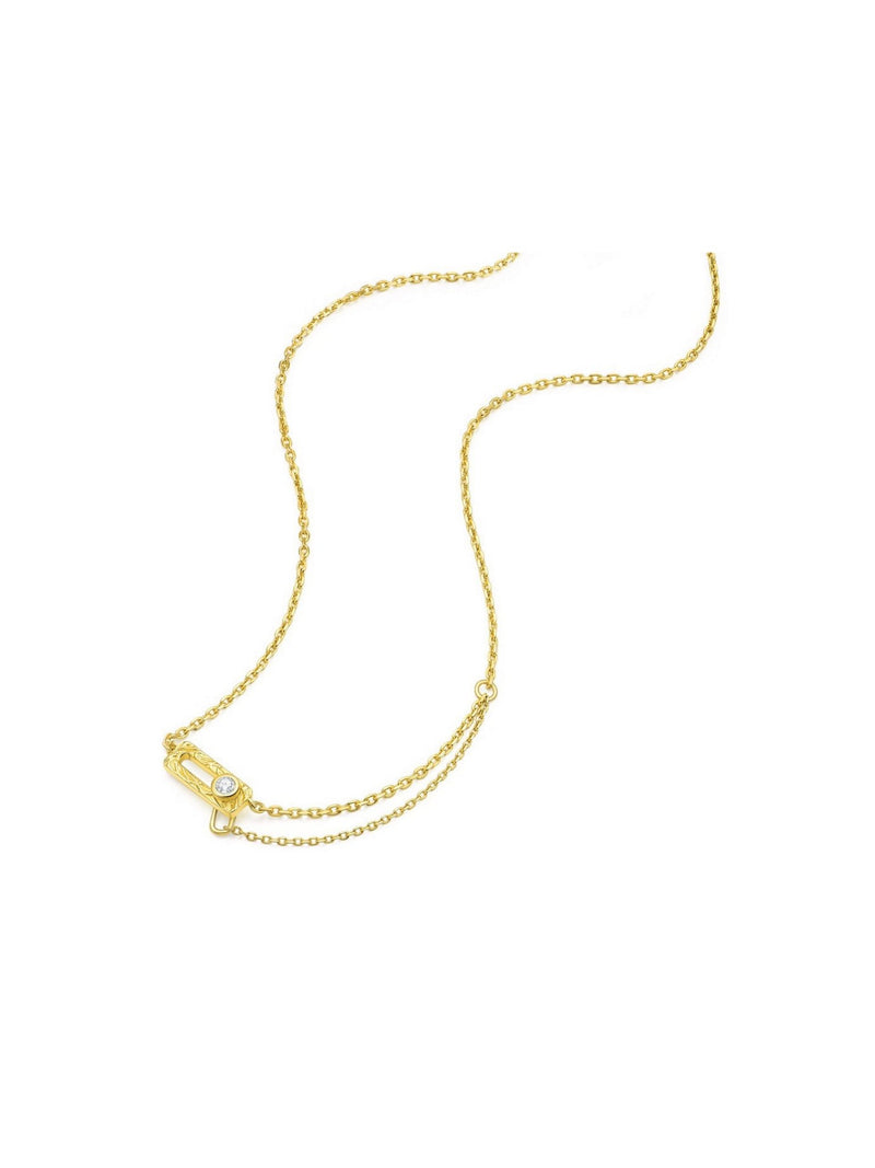 Vitality Lock Necklace - Necklace | Orange Cube