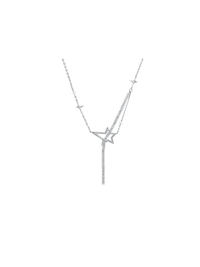 Wishing Star Necklace (White) - Necklace | Orange Cube